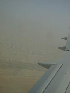 In the air