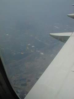 In the air