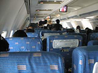In the air