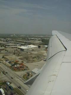 About to land