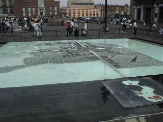 Model over the orignal town
