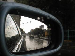 Raining